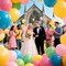 Assorted Color Latex Balloons(B24-120multi)12.5 x 9.25 x 0.6 inches